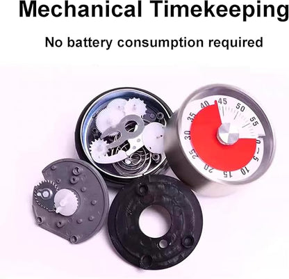 Digital Kitchen Timer for Cooking, Loud Alarm, Magnetic Back, Black and Silver (Sliver-t) - Image 4