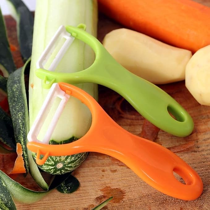 COLIBROX Peelers Grate and Julienne - Fruit and Vegetable Peeler Set Quickly Peels Apple, Potato, Corn, Ginger, Citrus, Avocado, Mango and More - Image 9
