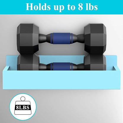 HuggieGems 6 Pack Magnetic Spice Storage Rack Organizer for Refrigerator and Oven, Blue Fridge Organizers and Storage - Image 4