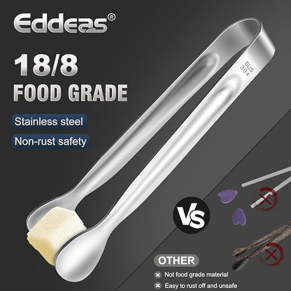 12 PCS Mini Serving Tongs, 6 Inch Small Sugar Tongs, Stainless steel Small Kitchen Tiny Food Tongs for Serving Food, Coffee Bar, Tea Party, Desserts Party and Ice Bucket - Image 2