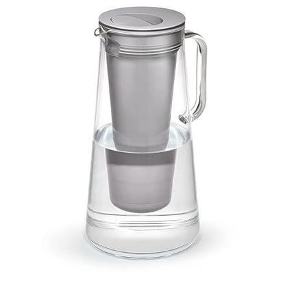 LifeStraw Home – Water Filter Pitcher, 10-Cup, Pebble, BPA Free Designed for Everyday Protection Against Bacteria, parasites, microplastics, Lead, Mercury, PFAS and a Variety of Chemicals by LifeStraw