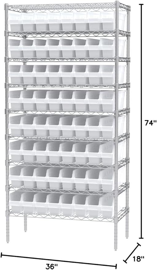 Akro-Mils 24-Drawer Plastic Drawer Storage Cabinet for Garage Organization, Bead Organizer, Building Bricks Storage, Teacher Toolbox, Makeup Organizer, 20-Inch W x 6-Inch D x 16-Inch H, 10124 White - Image 12