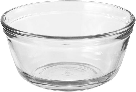 Anchor Hocking 4-Quart Glass Mixing Bowl, Set of 2, Clear by AnchorHocking