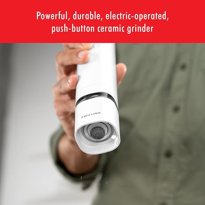 ZWILLING Enfinigy Electric Salt/Pepper Mill - White - Image 3