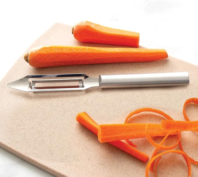 Rada Cutlery Vegetable Peeler (R132), 1.75" Stainless Steel Swiveling Blade, Silver Handle, Pack of 6 - Image 5