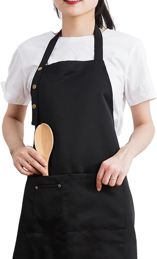 Art Aprons for Painting Pottery Ceramics, Mens Women Kitchen Cooking Aprons Waterproof Green