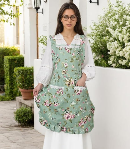Funny Aprons for Women with Pockets, Kitchen Cooking Grilling Bbq Cute Chef Apron, Mothers Day Birthday Gifts for Women - Image 3