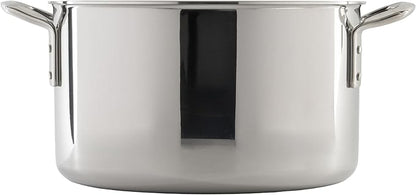 WINCO Tri-Ply Stock Pot, Silver - Image 3