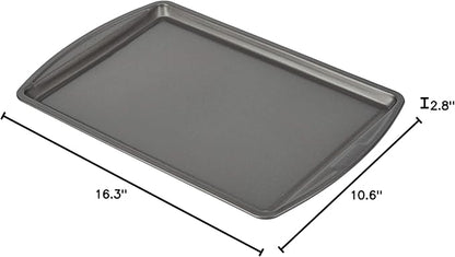 GoodCook Everyday Baking Sheet with Carbon Steel Construction & Scratch-Resistant Metal-Utensil Safe Nonstick , 9 x 13-Inch - Image 8