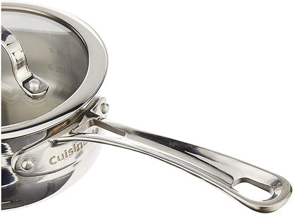 Cuisinart 419-14 Contour Stainless 1-Quart Saucepan with Cover - Image 3