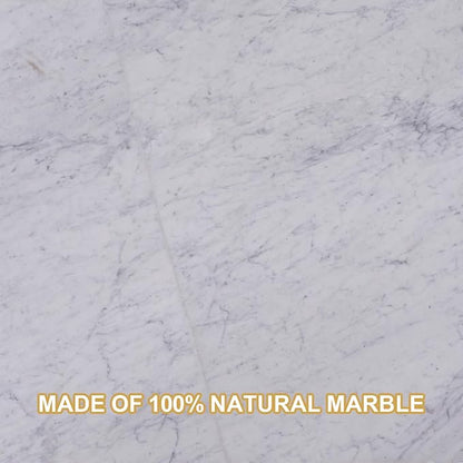 Koville Carrara Marble Paper Towel Holder Countertop, 6“ Genuine Stone Paper Towel Holder Stand for Kitchen Storage, for Standard or Jumbo-Sized Rolls - Image 6