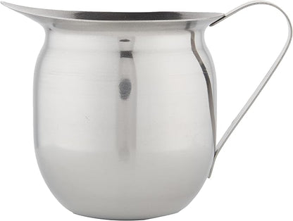 Winco Stainless Steel Bell Creamer, 8-Ounce, Medium