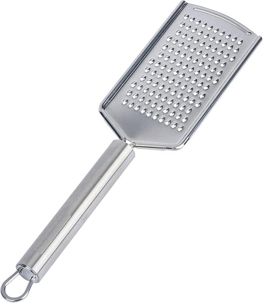 Restaurantware-German Standard Fine Handheld Graters, 6 Flat Cheese Graters - Dishwashable, Durable, Stainless Steel Food Grater With Handle, Suitable For Chocolate, Nutmeg, Garlic, Lemon, And, More by Restaurantware