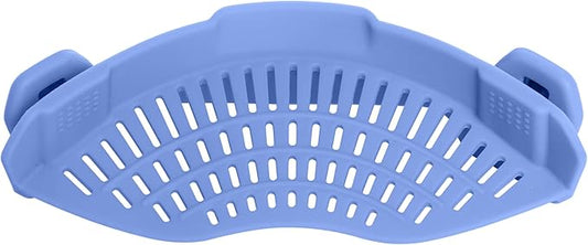 AUOON Large Clip On Strainer Silicone for All Pots and Pans, Pasta Strainer Clip on Food Strainer for Meat Vegetables Fruit Silicone Kitchen Colander by AUOON