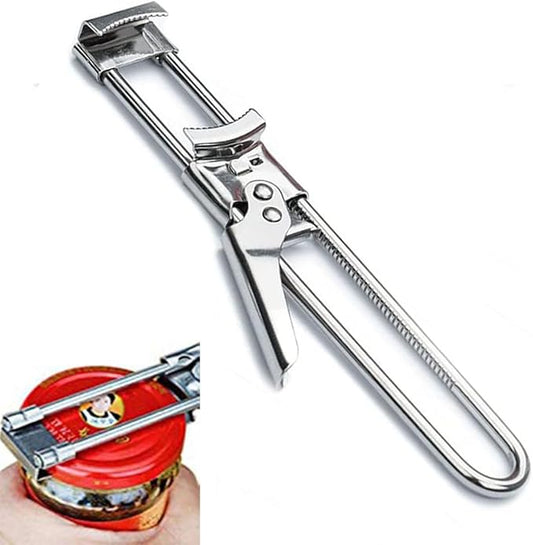 Master Jar & Bottle Opener,Adjustable Multifunctional Stainless Steel Can Opener Jar Lid Gripper,Manual,Kitchen Accessories（1PCS） by Unknown