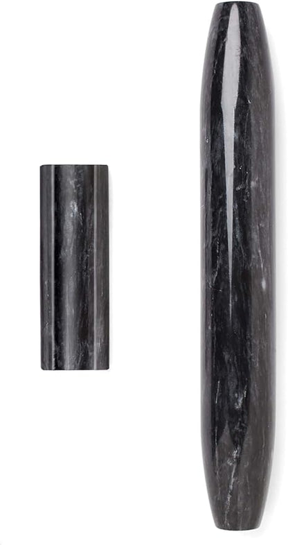 Fox Run 48759 Black Marble French Rolling Pin, 2 x 12 x 2 inches