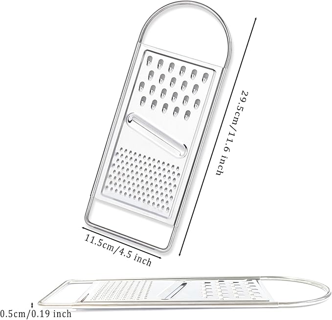 Graters for Kitchen,Cheese Grater Handheld Hand,Mini Cheese Grater Stainless Steel, Perfect for Potato, Vegetable, Butter - Image 2