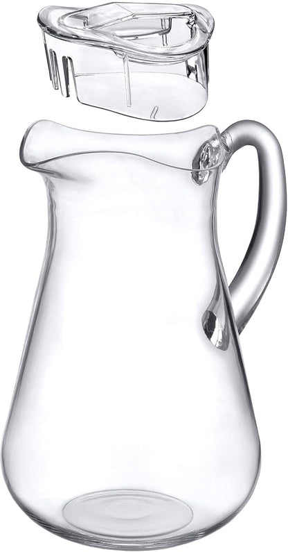 Amazing Abby - Droply - Plastic Pitcher (64 oz, 2 Quart), Clear Water Pitcher with Lid, Fridge Jug, BPA-Free, Shatter-Proof, Great for Iced Tea, Sangria, Lemonade, Juice, Milk, and More - Image 6