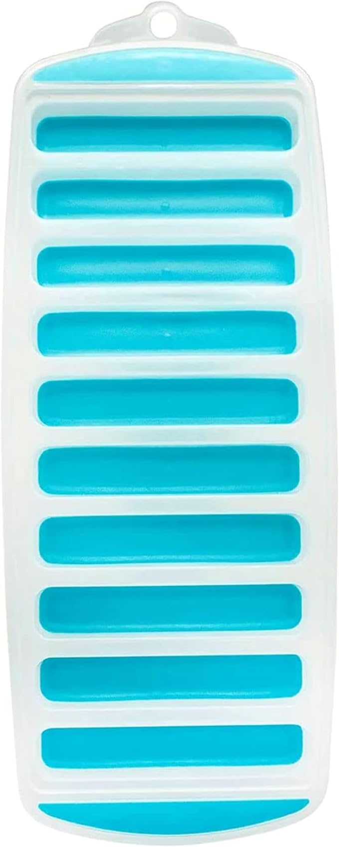 Meadow Lane Ice Stick/Cube Tray, Teal Blue, 1-Tray, Narrow and Long for Sports Bottles