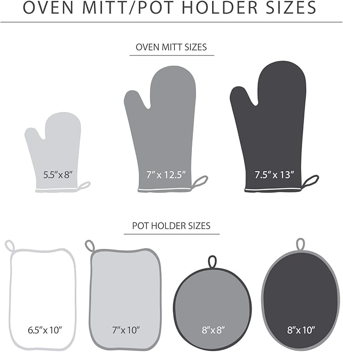 KITCHENAID Beacon Two-Tone Pot Holder 2-Pack Set, Contour Silver/Matte Black, 7"x10" - Image 8