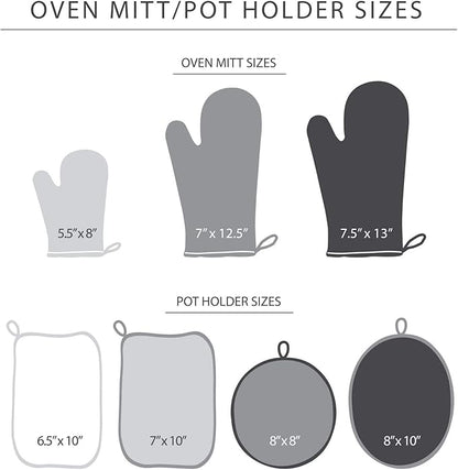 KITCHENAID Beacon Two-Tone Pot Holder 2-Pack Set, Contour Silver/Matte Black, 7"x10" - Image 8