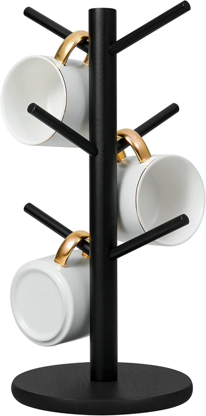 MyLifeUNIT Mug Holder Tree, Coffee Cup Holder with 6 Hooks (Black) | MyLifeUNIT, Mug Holder Tree, Coffee Cup Holder, 6 Hooks, Black by MyLifeUNIT