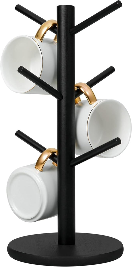 MyLifeUNIT Mug Holder Tree, Coffee Cup Holder with 6 Hooks (Black) | MyLifeUNIT, Mug Holder Tree, Coffee Cup Holder, 6 Hooks, Black by MyLifeUNIT