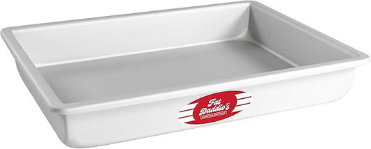 Fat Daddio's POB-9133 Anodized Aluminum Sheet Cake Pan, 9 x 13 x 3 Inch