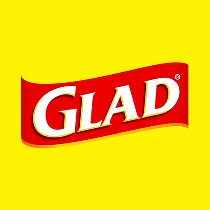 Glad Small Trash Bags 4 Gallon, Febreze Sweet Citron & Lime Garbage Bags, Odor Resistant with Drawstring, 80 Count