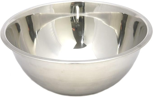 Chef Craft Brushed Mixing Bowl, 8-Quart, Stainless Steel by ChefCraft