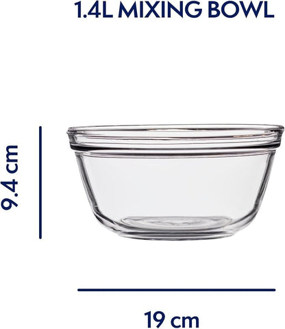 Anchor Hocking Glass Mixing Bowl, 1.5-Quart, Clear - Image 7