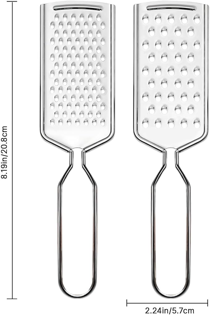4 PCS Cheese Grater,Stainless Steel Cheese Shredder,Lemon Vegetable Slicer Food Shredde for Kitchen Gadgets(4-sided) - Image 6