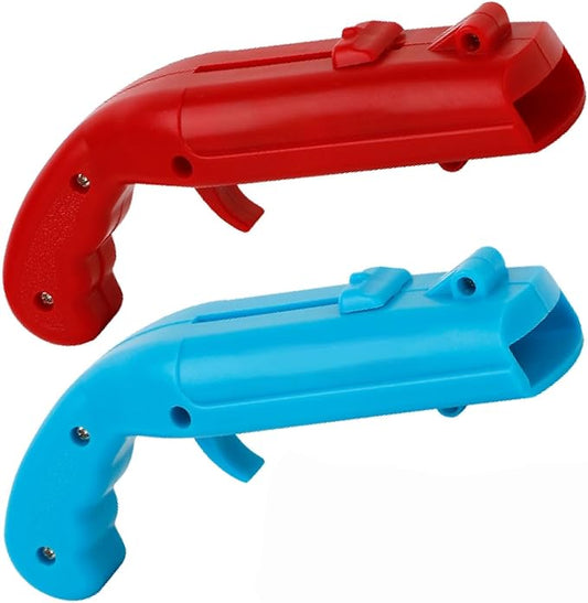 Cap Shooting Bottle Opener Gun - Launches Caps for World Cup Parties, BBQs & Adult Gatherings, Fun Gadget for Men, Unique Gag Gift for Sports Events (redblue)