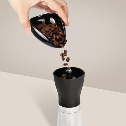 Coffee Bean Dosing Cup and Spray Bottle Set - Ceramic Espresso Accessories Kit, 8ml Static Reducing Sprayer for Cafe, Home Use | Barista-Approved Dosing Tools