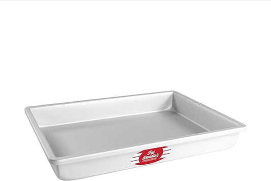 Fat Daddio's POB-11152 Anodized Aluminum Sheet Cake Pan, 11 x 15 x 2 Inch Silver