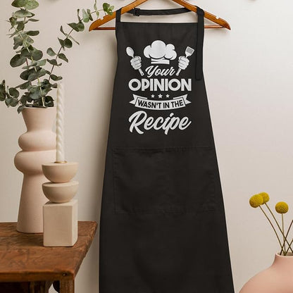 SANDJEST Funny Mens Aprons with Pockets for BBQ Grilling Cooking Grandpa Husband Apron for Birthday Christmas Father's Day