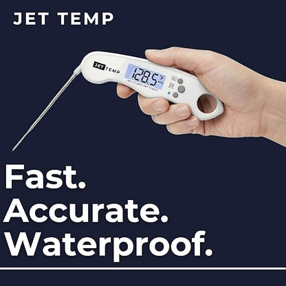 F1 Essential Meat Thermometer - Professional, Accurate, Super Fast - Ultimate Cooking Tool for Baking, Grilling, Smoking, Frying, Candy