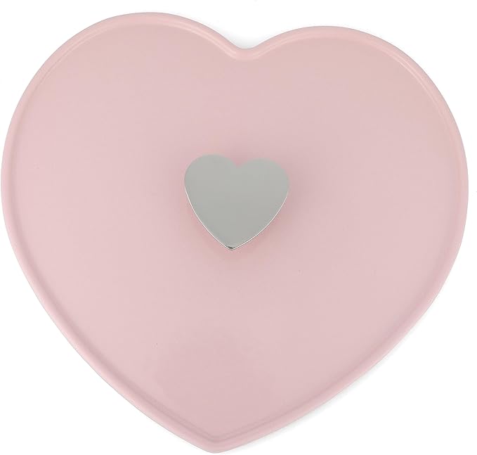 Martha Stewart Heart Shaped 4-Quart Enamel Cast Iron Dutch Oven - Pink - Image 5