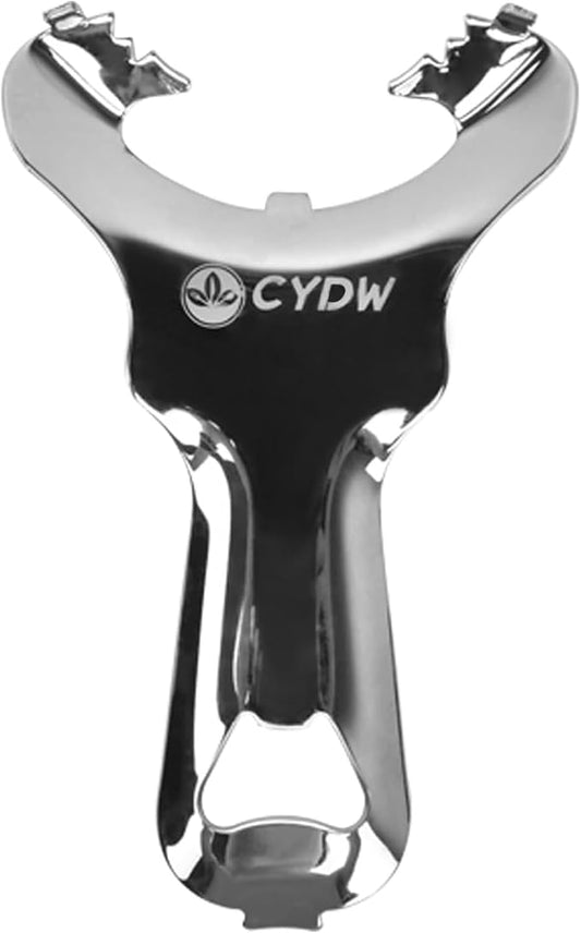 CYDW Mason Jar Opener Tool with No Lid Dents or Damage, Can Opener Manual Multi-Purpose, Easy Twist Manual Handheld Top Remover Utensil, Canning Supplies Tools and Bottle Opener, Made For Lifetime