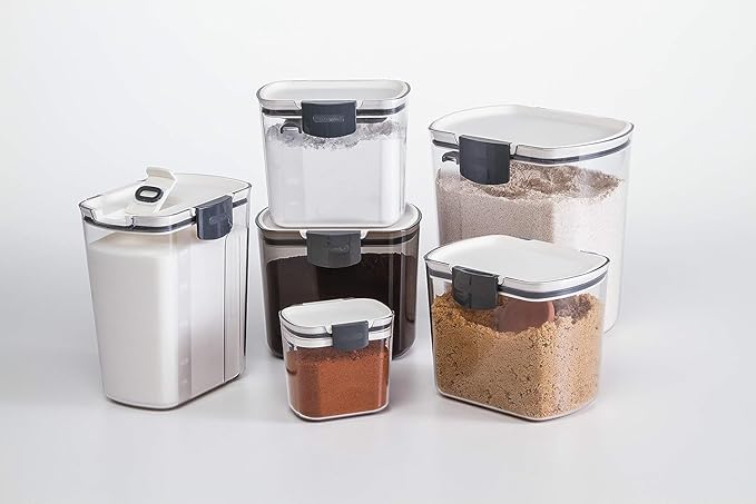 ProKeeper 1 Quart Airtight Powdered Sugar Storage Container – Grey, BPA-Free Plastic - Image 9