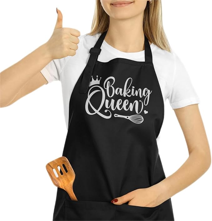 SANDJEST Funny Mens Aprons with Pockets for BBQ Grilling Cooking Grandpa Husband Apron for Birthday Christmas Father's Day