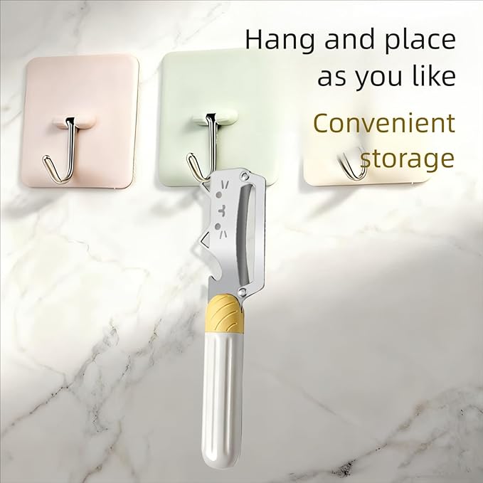 Multifunctional Vegetable Peeler with Stainless Steel Blade and Bottle Opener - Ideal for Veggie Potato Carrot and Apple Peeling - Image 7