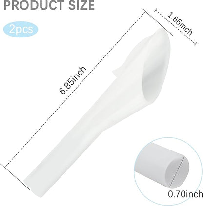2PCS Capless Gas Tank Funnel Replacement OEM#8U5A-17B068-EB 1782177 1833948 2050651,Practical Funnels for Automotive Use Compatible with Ford,Fuel Funnel & Gas Funnels for Cars
