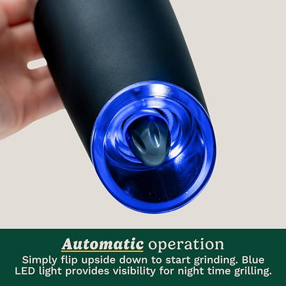 Cuisinart CSS-2424 Gravity Salt and Pepper Spice Mill with Blue LED Light, 2/3 Cup Capacity - Image 3