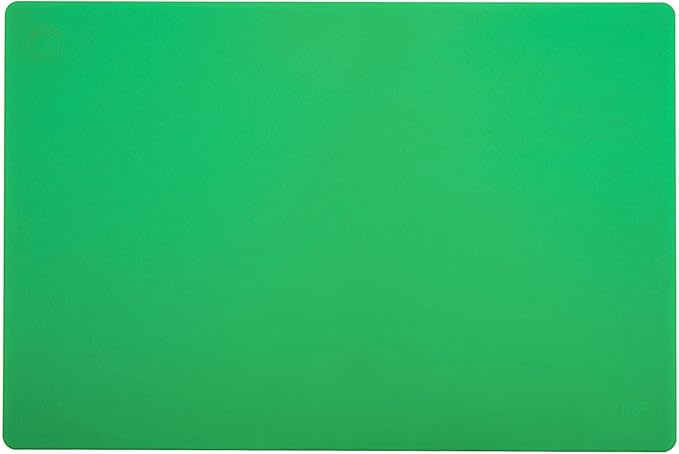 Thirteen Chefs Extra Large 24 x 18 Black Cutting Board - 1/2" Thick HDPE Plastic for Restaurants and Professional Kitchens