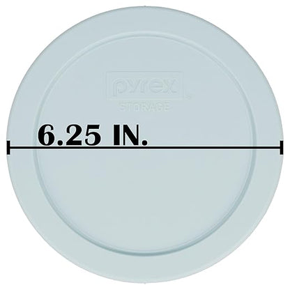 Pyrex 7201-PC Round 4 Cup Storage Lid for Glass Bowls (4, Muddy Aqua) - Image 6