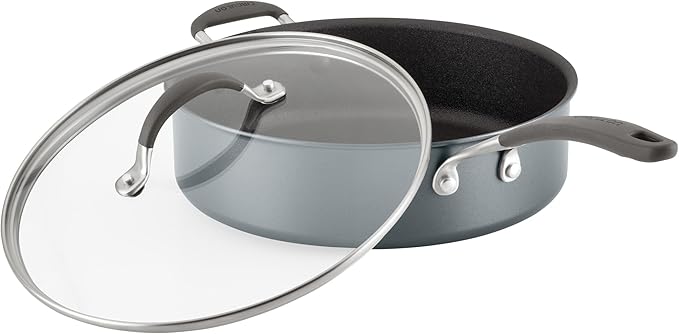 Circulon A1 Series with ScratchDefense Nonstick Induction Cookware, Large Saute Pan with Lid, Nonstick Pan, 5-Quart, Graphite - Image 10