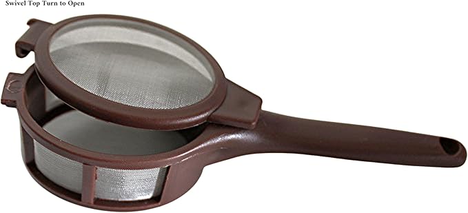 2 Pack Coffee/Tea Brew Stick Infuser – Single Cup Reusable Filter Spoon with Fine Mesh, BPA-Free, Easy Swivel Top – 5.25" Long Portable Coffee Maker for Travel, Work & Home - Image 4