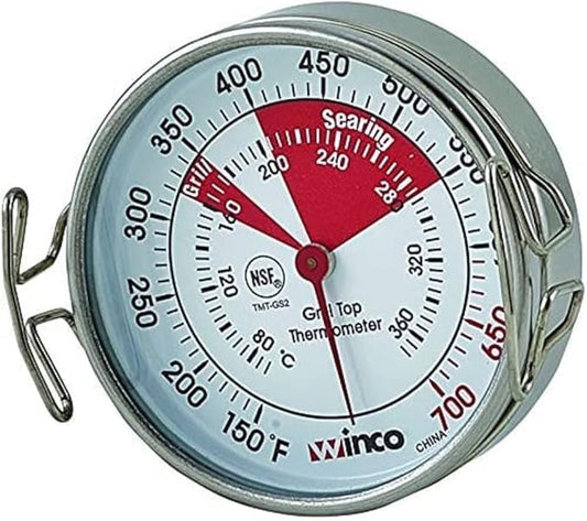 Winco Grill Surface Thermometer, 2-1/4" Dial