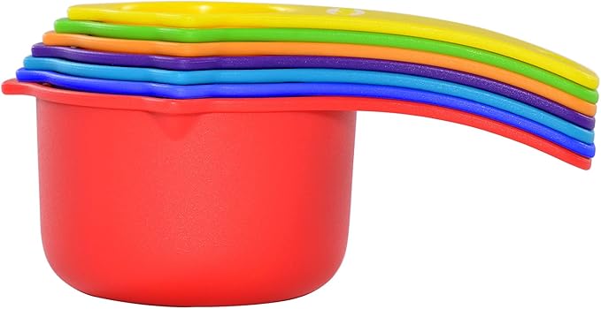 DOTINGHUX Measuring Cups Set of 7, Assorted Colors - Image 2